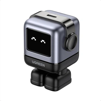 Зарядное устройство Ugreen CD359 robot Gan 30w US вилка + переходник