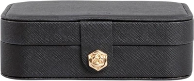 Скринька для біжутерії Homla Virello з екошкіри Чорна 17 x 12 x 6 см (5906496726460)