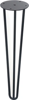 Опора для столу Rei Steel Hairpin Leg Triple 8 40 см Чорна (2-951.400.03(S))
