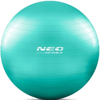 Фітнес-м'яч Neo Sport NS-951 65 см Бірюзовий (5903890606206)