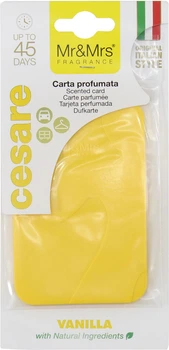 Ароматизатор (Mr&Mrs) Cesare Scented Card Vanilla (полимерный подвесной) (JCESTES004V01)