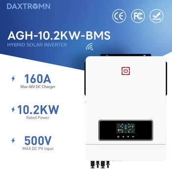 Гибридный солнечный инвертор Daxtromn AGH-10.2KW+WiFi 48V