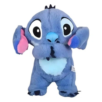 Плюшевый друг Стич дышащий – игрушка Stitch Disney с батарейками