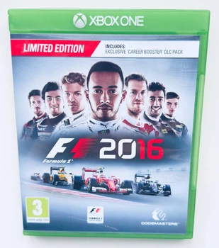 Диск для XBOX One - F1 2016 Limited Edition, русские субтитры, Б/У