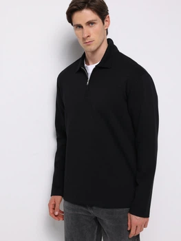 Поло длинное мужское Colin's CL1077104BLK M Black (8684112960272)