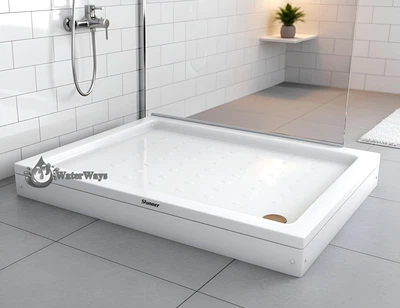 Душевой поддон 100x70х18 см прямоугольный Shower Beta низкий акриловый для душевой кабины