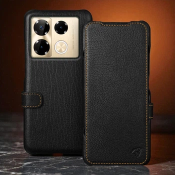 Чехол книжка Stenk Premium для Infinix Note 40 Pro Plus Чёрный (76992)