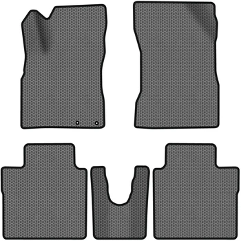 EVA коврики EVAtech в салон авто для Nissan Note (E12) 2012-2020 2 поколения Minivan EU Черный кант (NS42461CD5LA2SGB)