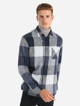 Сорочка бавовняна чоловіча Colin's CL1064634 S Indigo (8683197902429)