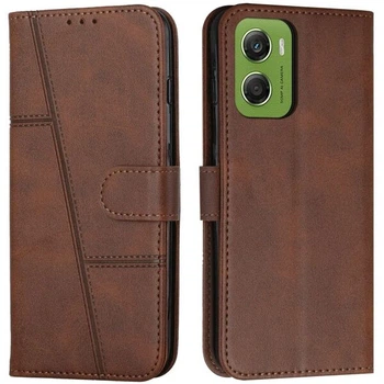 Чехол-книжка с застежкой UniCase Jet Cover для Motorola Moto G06 / G06 Power - Brown