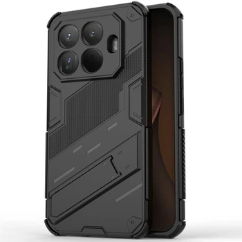 Захисний чохол з підставкою Deexe Bibercas для Xiaomi 15T Pro - Black
