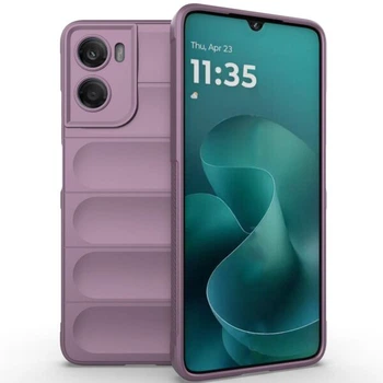 Силіконовий (TPU) чохол Deexe Terra Case для Motorola Moto G06 - Light Purple