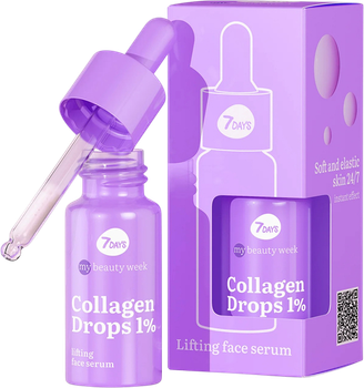 Serum do twarzy 7days My Beauty Week Collagen Drops 1% liftingujące 20 ml (8057592521545)