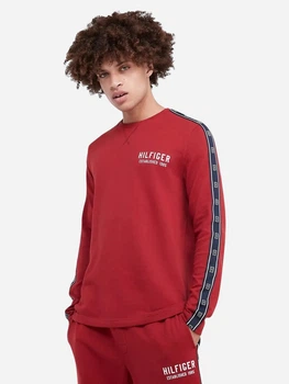 Лонгслив мужской Tommy Hilfiger Lounge Crewneck 1159772893 M Бордовый (221631459722)