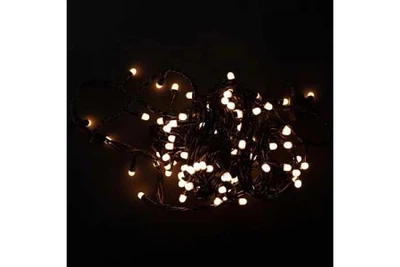 Світлодіодна гірлянда RD-7132, 200 LED, 18м для дому, Дрот Чорний, колір ламп теплий