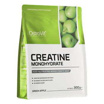 Creatine Monohydrate - 300 г - зелене яблуко