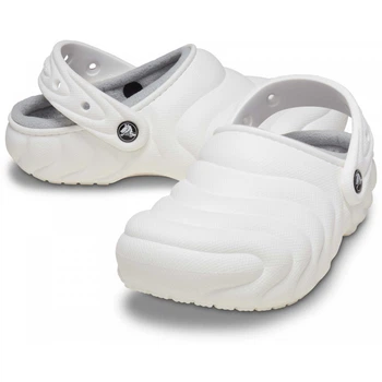 Сабо з хутром Crocs Classic Lined Overpuff Clog 41 Білий 210059