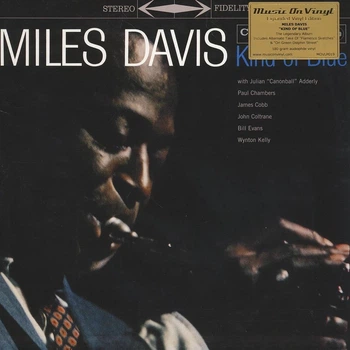 Виниловая пластинка Miles Davis – Kind Of Blue – 2 LP, 180 Gram, Remastered, Stereo, Gatefold – Audiophile Vinyl - 886976389413