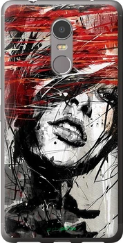 Чехол на Lenovo K6 Note Лицо девушки "1162t-453-70447"