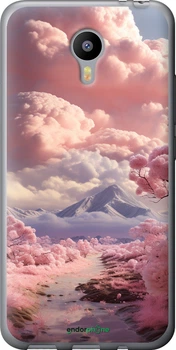 Чехол на Meizu M2 Note Розовые облака "5660t-94-70447"
