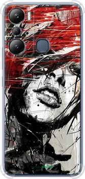 Чохол на Infinix Hot 20i Обличчя дівчини "1162sp-2964-70447"