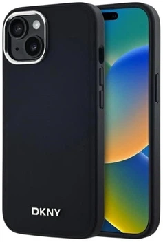 Etui DKNY Plain Logo MagSafe do Apple iPhone 14 Black (3666339260071)