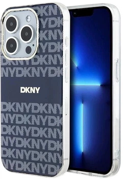 Etui DKNY IML Mono & Stripe MagSafe do Apple iPhone 15 Pro Blue (3666339267834)