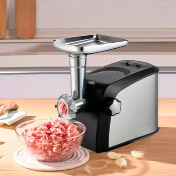 Мясорубка электрическая с соковыжималкой BITEK BT-3700, 4200 Вт, от измельчения мяса до отжима сока, Черный