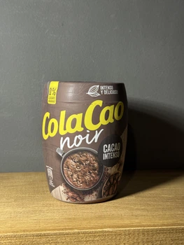 Какао Cola Cao Noir Cacao Intenso, 300 г - 100% натуральное какао без сахара, Испания