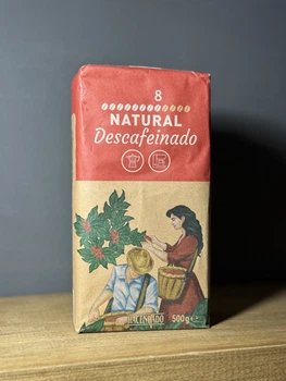 Кофе молотый Hacendado Natural Descafeinado, 500г (Испания)