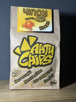 Чипсы из лаваша АнтиChips "Краб", 100 г (Украина)
