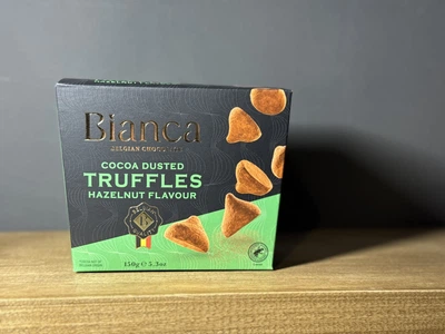 Конфеты трюфель Бельгийский шоколад Bianca Truffles Hazelnut Flavour с фундуком, 150г (Бельгия)