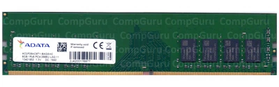 Оперативная память для ПК Adata DDR4 8GB 2666MHz UDIMM 1Rx8 PC4-2666V (AO2P26KC8T1-BXGSHC)