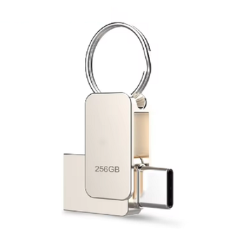 Флеш-накопитель USB 256 гб флешка мини-крут USB 3.1 / Type-C Seuno (GS933)