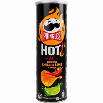 Чипси картопляні Pringles Hot Chili&Lime - 160 g