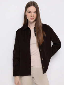 Сорочка бавовняна жіноча Colin's CL1076226DBR L Dark Brown (8684112951027)