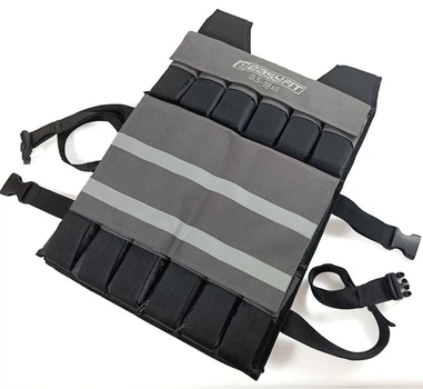 Жилет для утяжеления EasyFit Armor EF-WTV 18 кг регулируемый от 0.5кг до 18кг для фитнеса и кроссфита