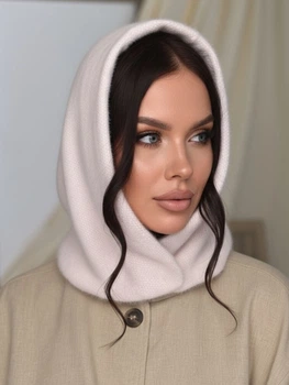 Женский капор Selena из экомеха розовый