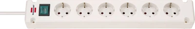 Przedłużacz Brennenstuhl Bremounta 6 gniazd 3 m Biały (1150650326)