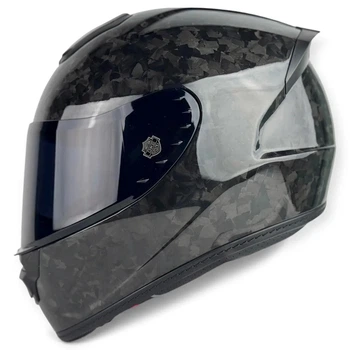 Мотошлем интеграл MX-888 Carbon Fibre стекло темное Размер М