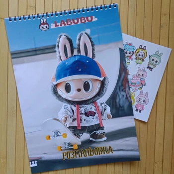 Розмальовка Labubu Лабубу А4 24730