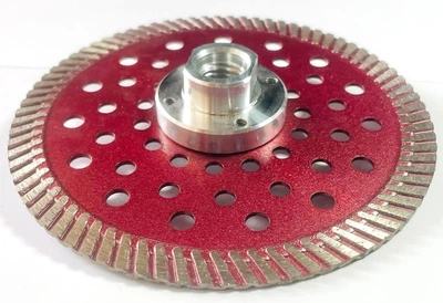035 Диск алмазный 125*25,4/FМ14*2*10мм, turbo, hot press алюминиевый фланец.