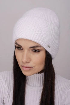 Жіноча шапка-ковпак з відворотом "Матрiца" Leks-Jolie Розмір (53-57) Колір (крижаний)