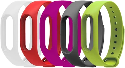 Набір ремінців MRK 5шт для Xiaomi Mi Band 2 White/Red/Purple/Grey/Green (mrk7517)