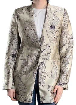 Блейзер жіночий H&M 713988-4 38(165/88) бежевий (2000004966553)
