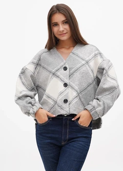 Жакет жіночий Stradivarius 300487-4 L(175/96) сірий (2000005029233)