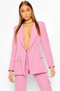 Блейзер жіночий Boohoo 110839-4 40 рожевий (1108390020)