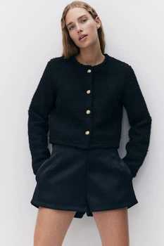 Жакет жіночий H&M 211703-4 M(170/96) чорний (2117030004)