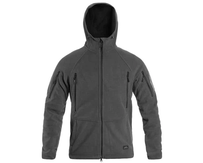 Флісова кофта Helikon Patriot MK2 Hybrid Fleece Grey Сіра з капюшоном і 7 кишенями 2XL