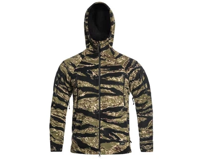 Флісова кофта Helikon Patriot MK2 Hybrid Fleece Tiger Stripe з капюшоном і 7 кишенями S